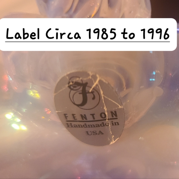 Fenton Nobnail Iridescent Pink Basket - Picture 3 of 7